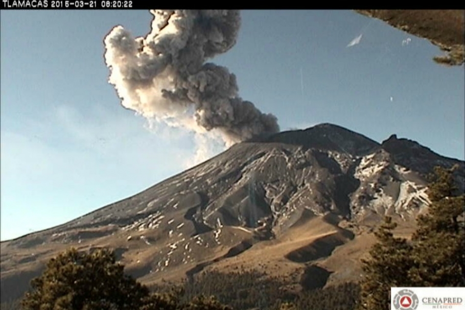 Continúa la restricción para acercarse al Popocatépetl