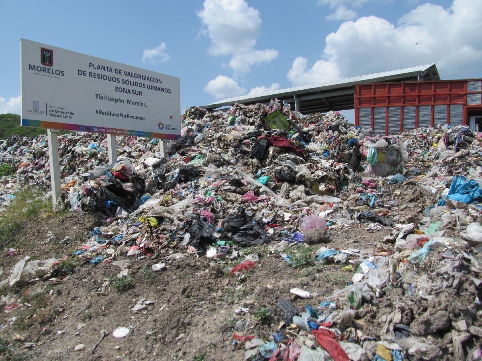 Inoperante y en litigio, la planta valorizadora de Tlaltizapán