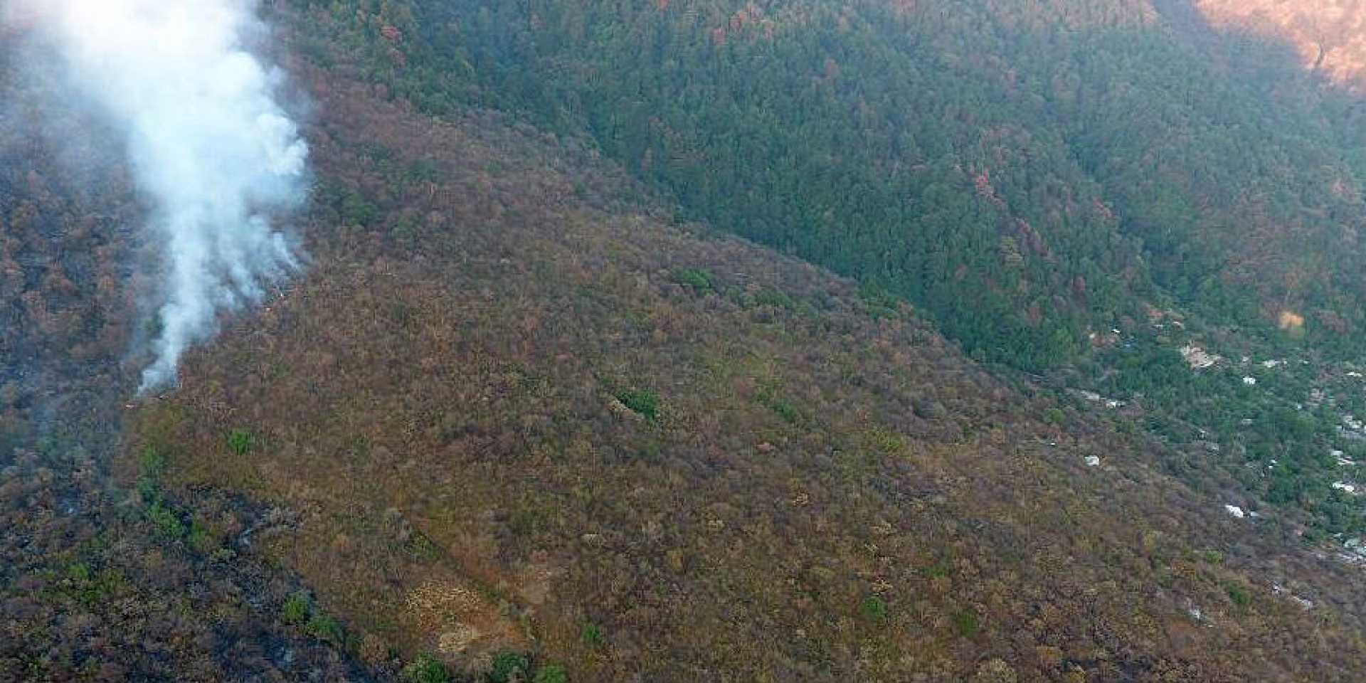 Se registran dos incendios forestales en Tepoztlán