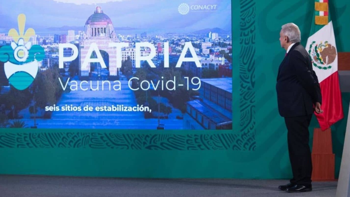 AMLO destina 180 mdp para investigación de vacuna "Patria"