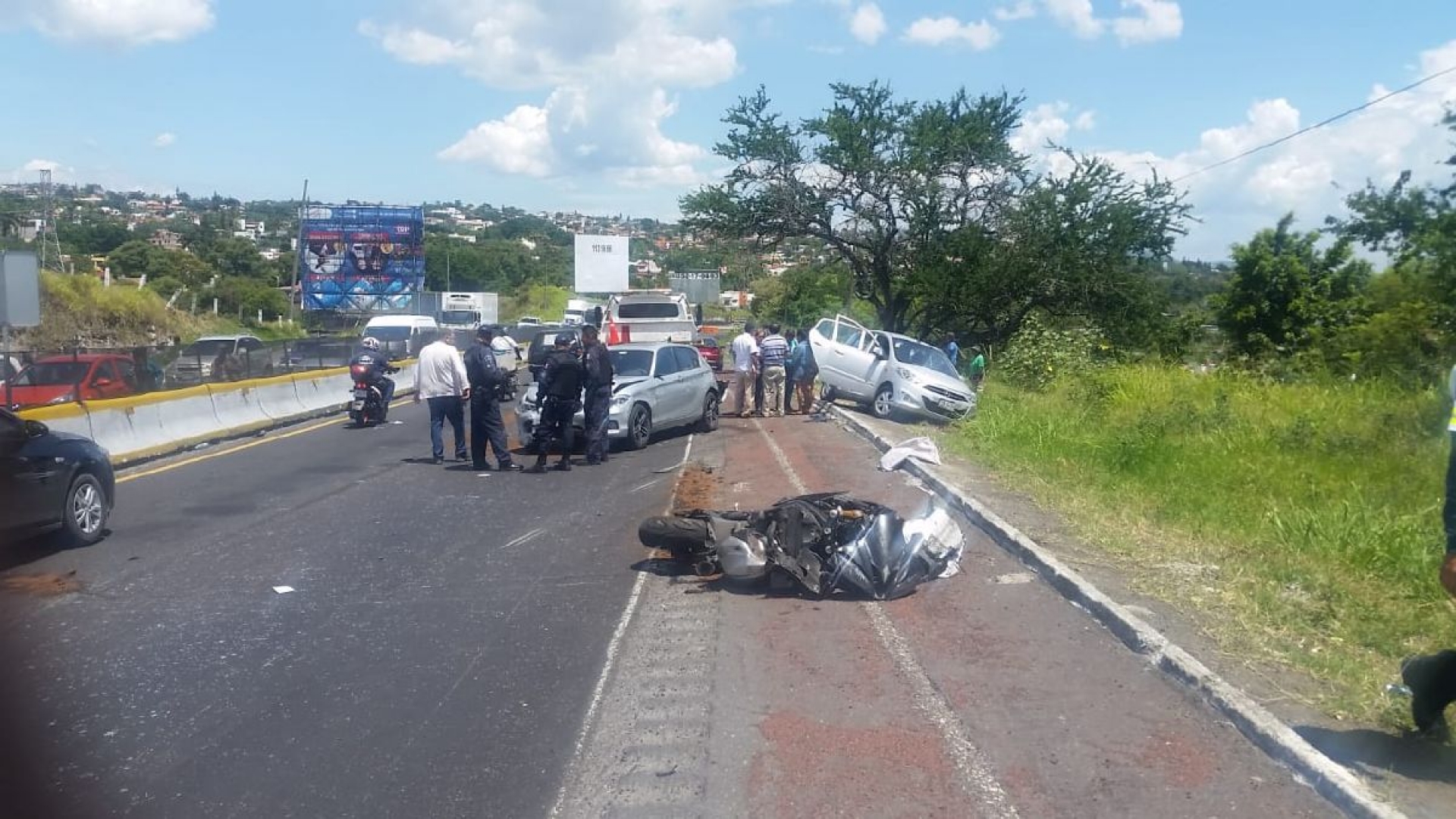 Muere un hombre que resultó herido durante carambola