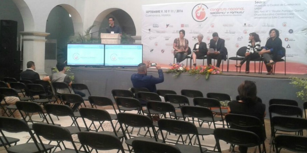 Realizan congreso nacional "Adicciones y Familias" en Cuernavaca