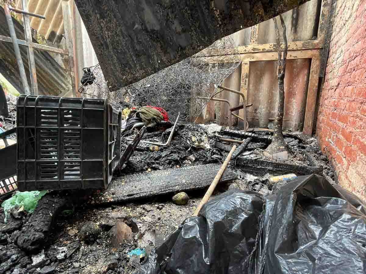 Se incendia casa de exlíder social de la Barona