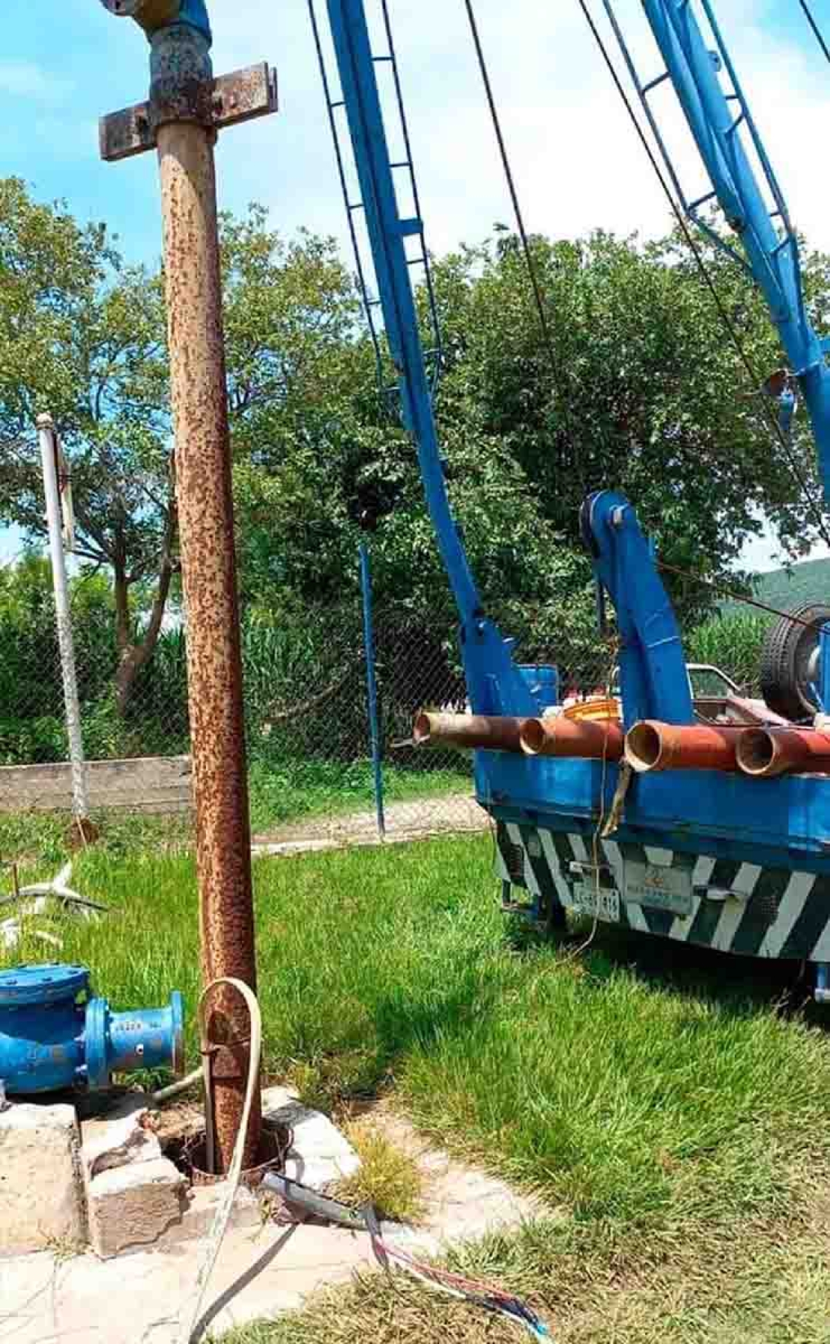 Desconocidos vandalizan estructura de agua potable de Miacatlán