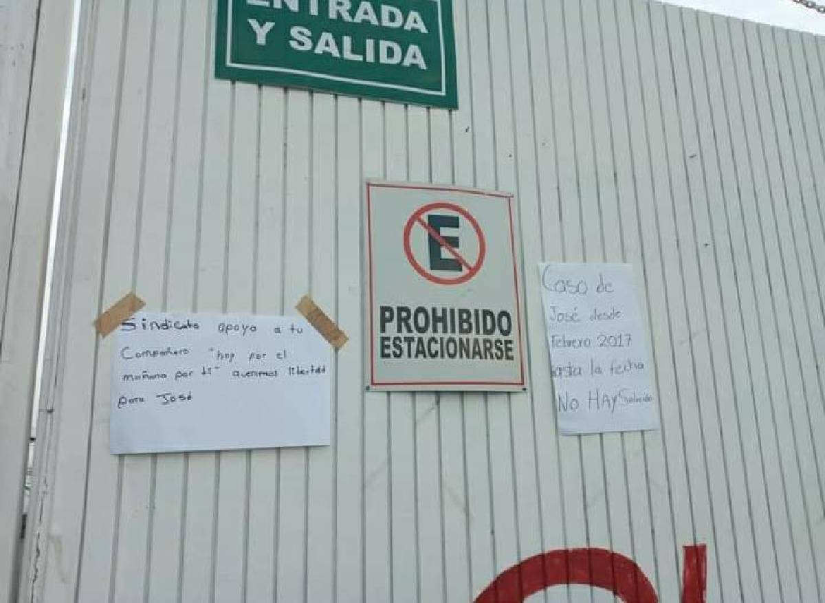 Exigen apoyo legal de gasera para trabajador involucrado en accidente