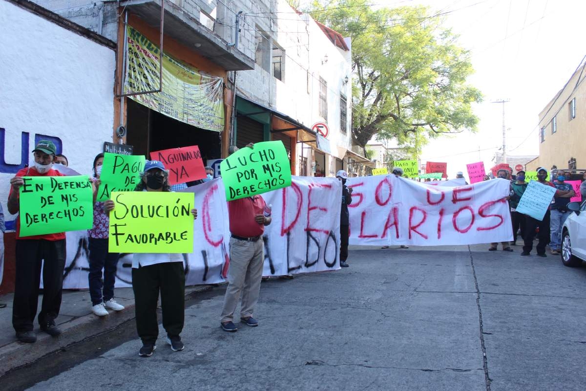 Nueva protesta de burócratas activos y jubilados