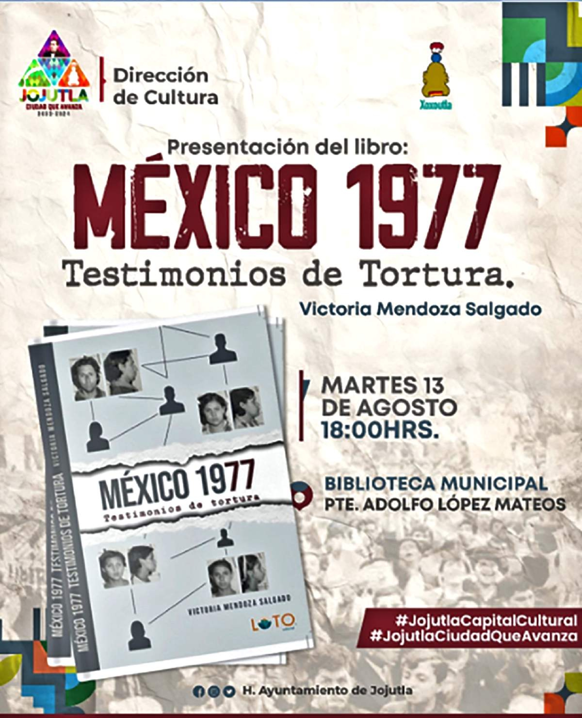 Presentan 'México 1977. Testimonios de tortura'