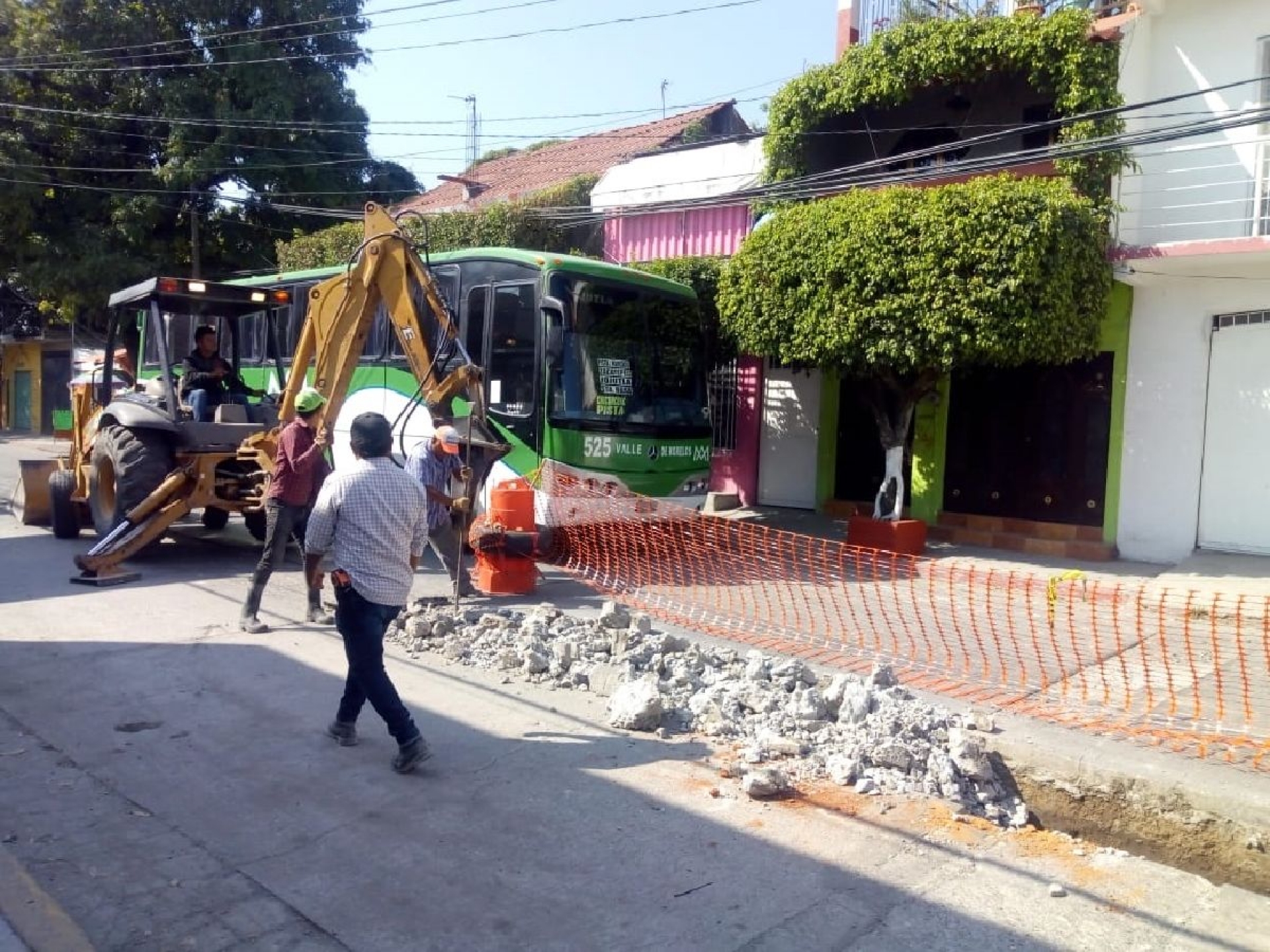 Emprende acciones Ayuntamiento de Jojutla ante socavón