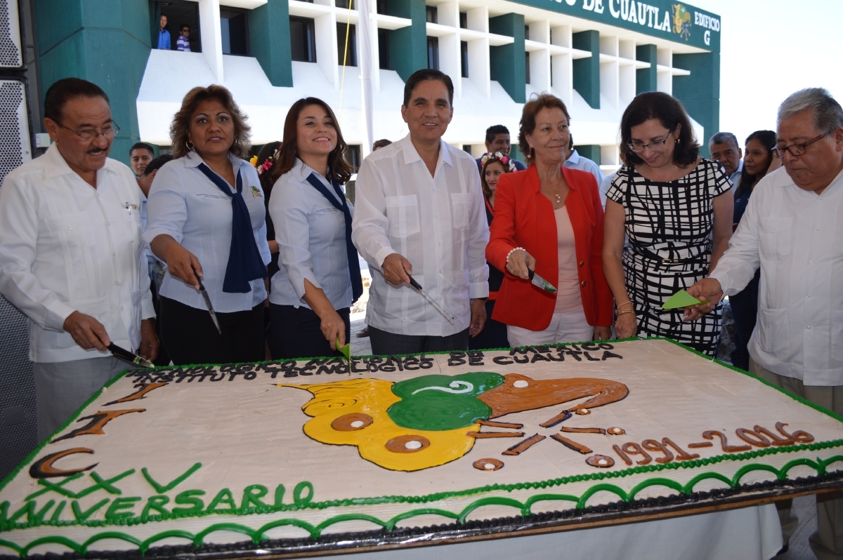 Festejan el vigésimo quinto aniversario de la creación del Instituto Tecnológico de Cuautla
