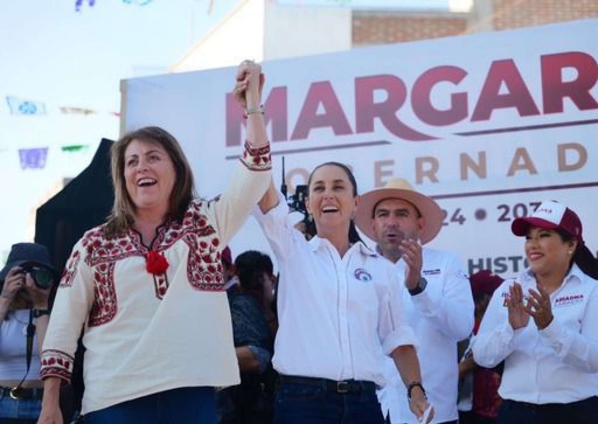 'Margarita será la primera y la mejor gobernadora de la historia de Morelos': Claudia Sheinbaum