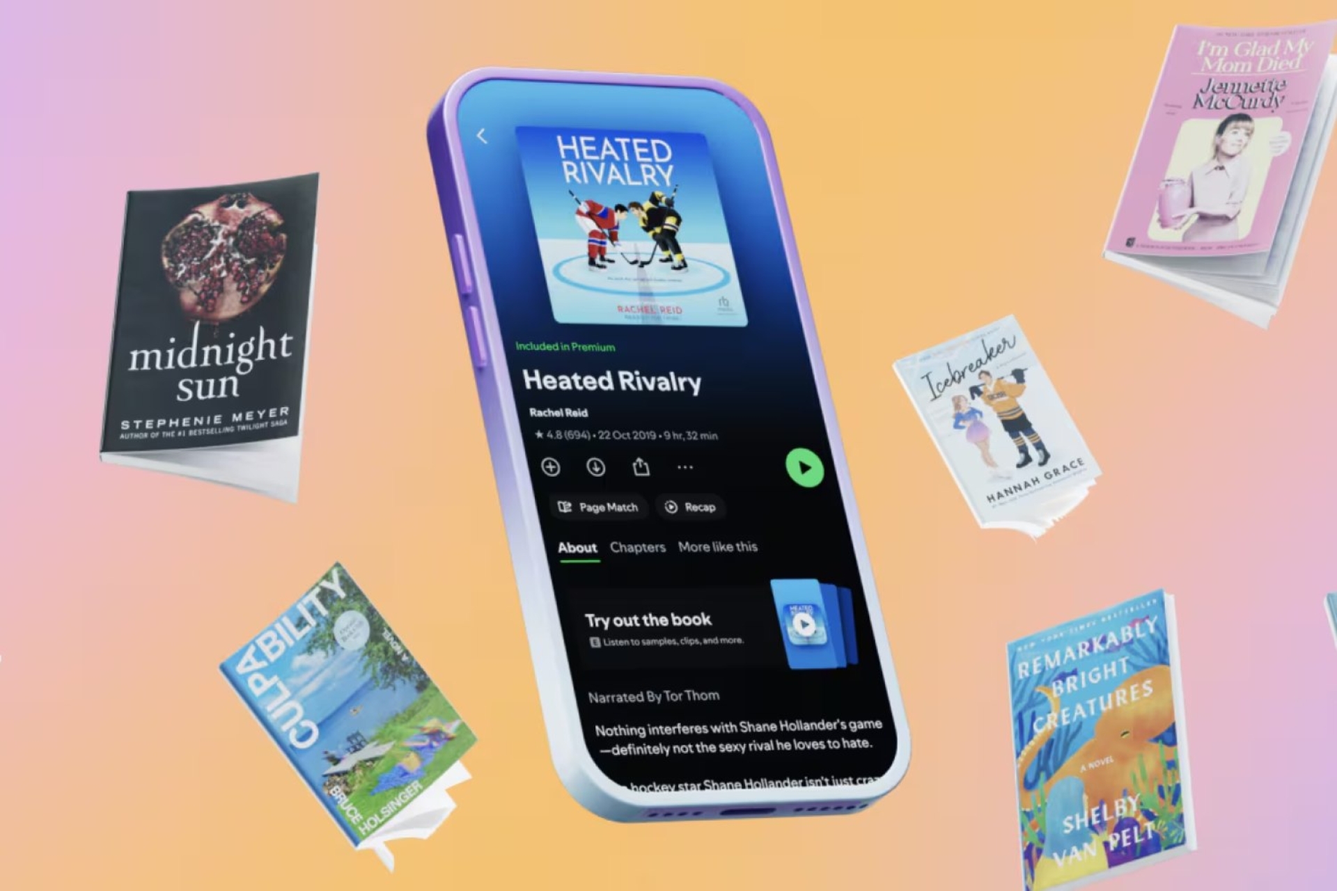 Spotify lanza Page Match y suma la compra de libros físicos desde su aplicación