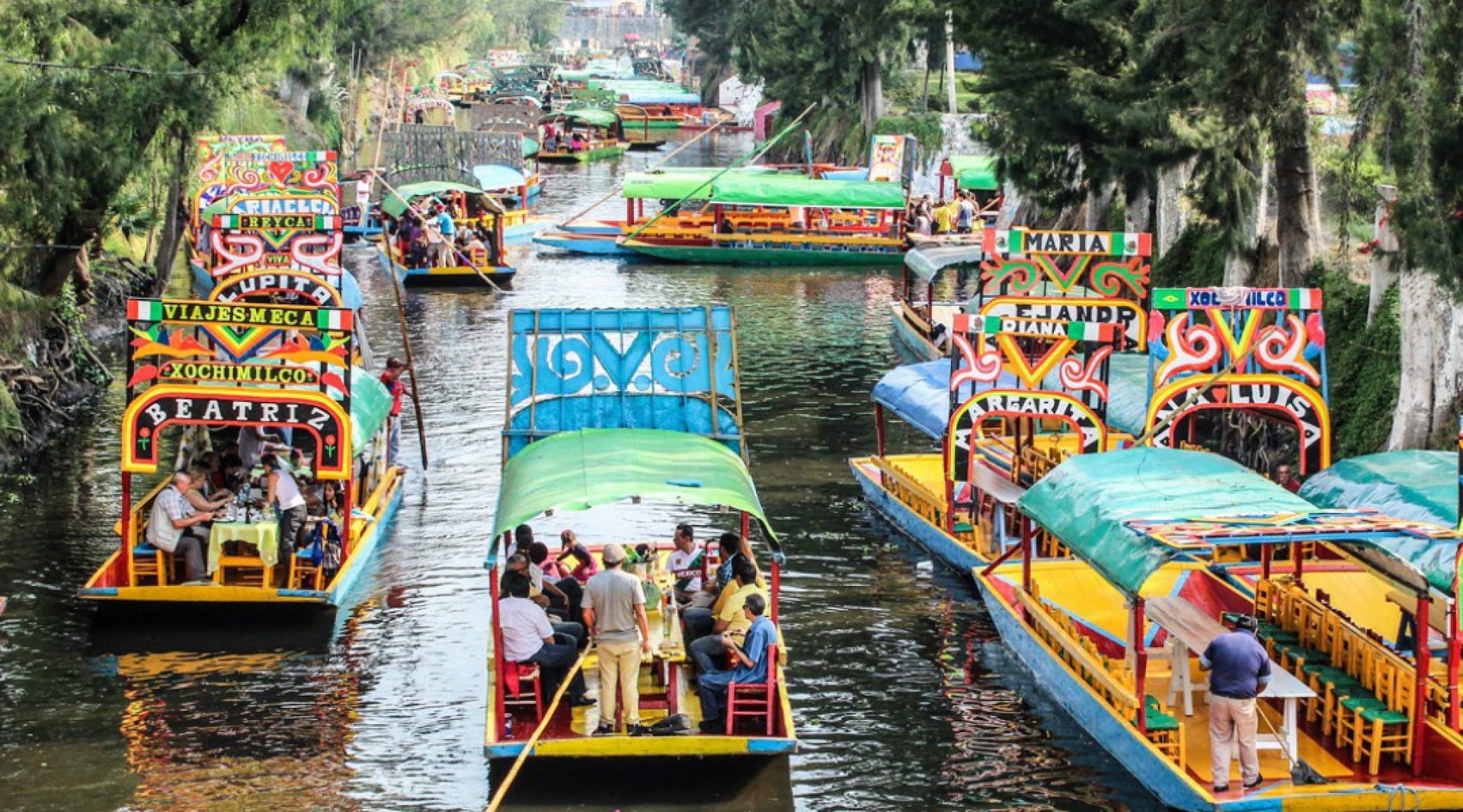 Ahora puedes reservar tours en trajinera por Xochimilco a través de Internet