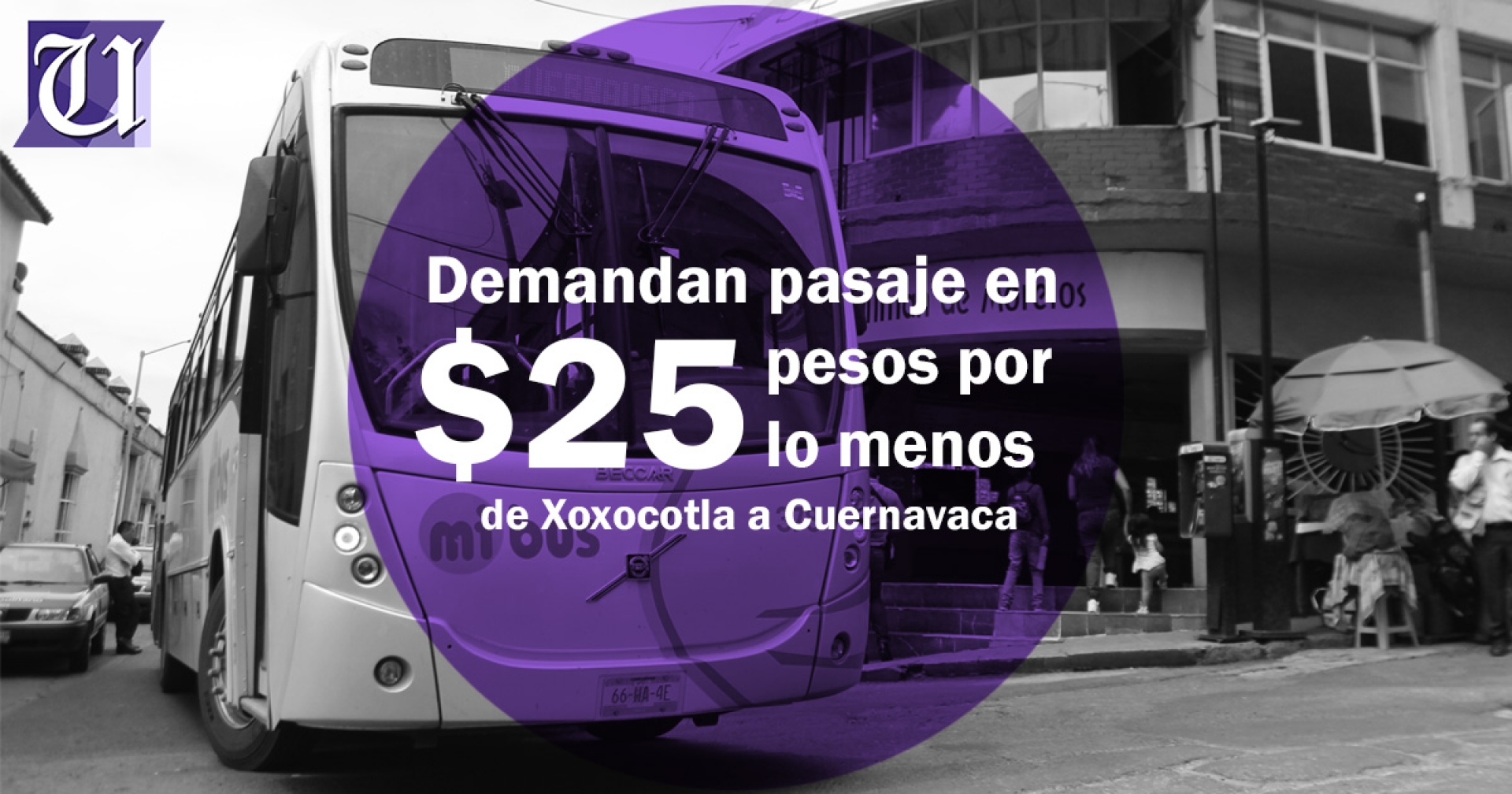 Vecinos de Xoxocotla demandan reducción del pasaje
