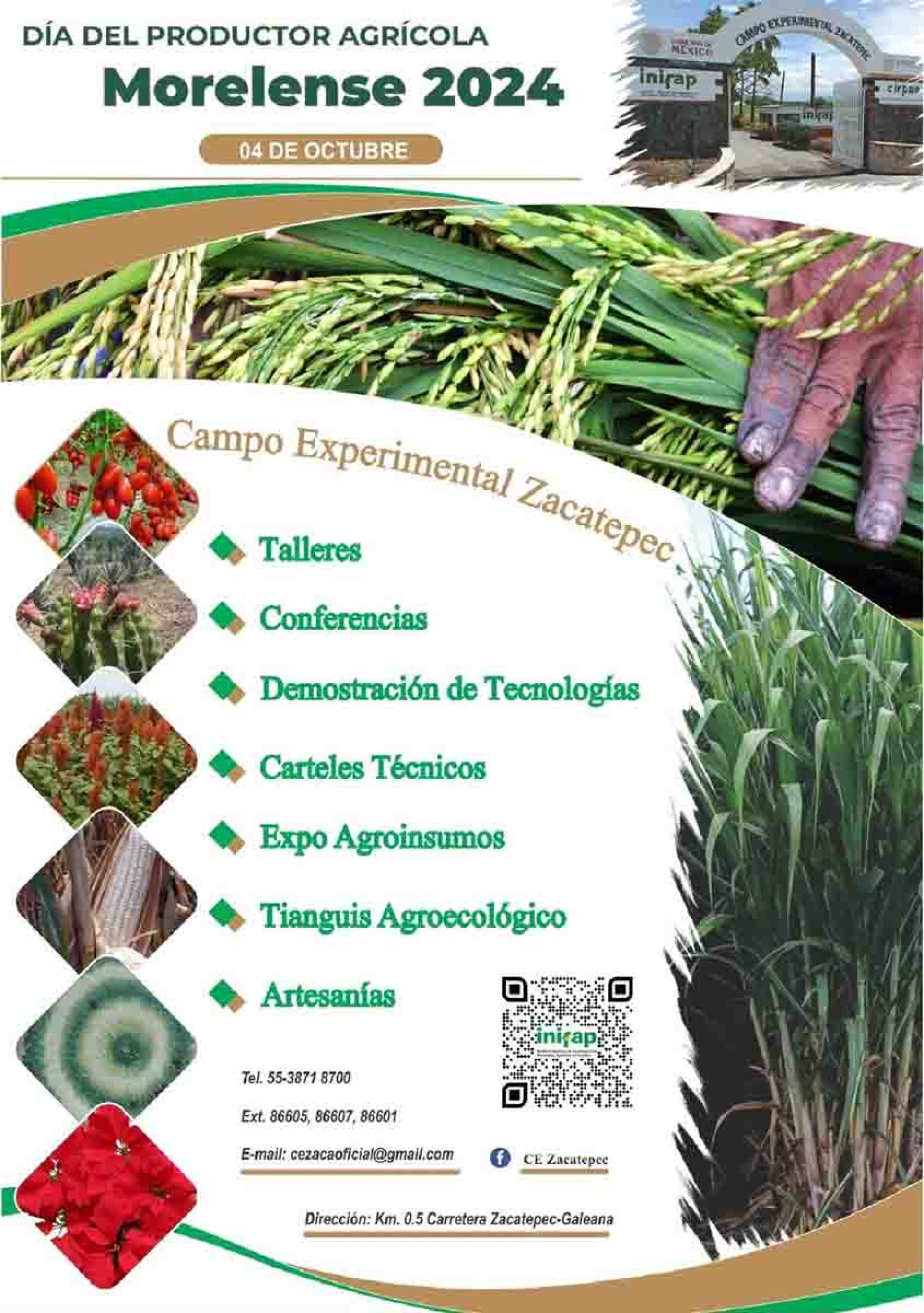 Anuncian tercera edición del 'Día del Productor Agrícola Morelense'