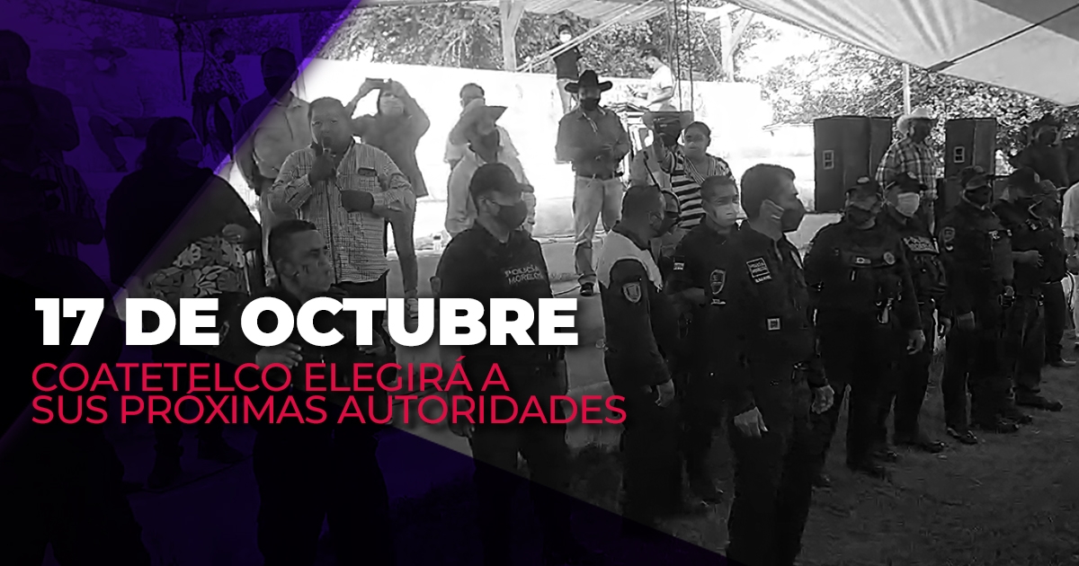 El 17 de octubre Coatetelco elegirá a sus próximas autoridades