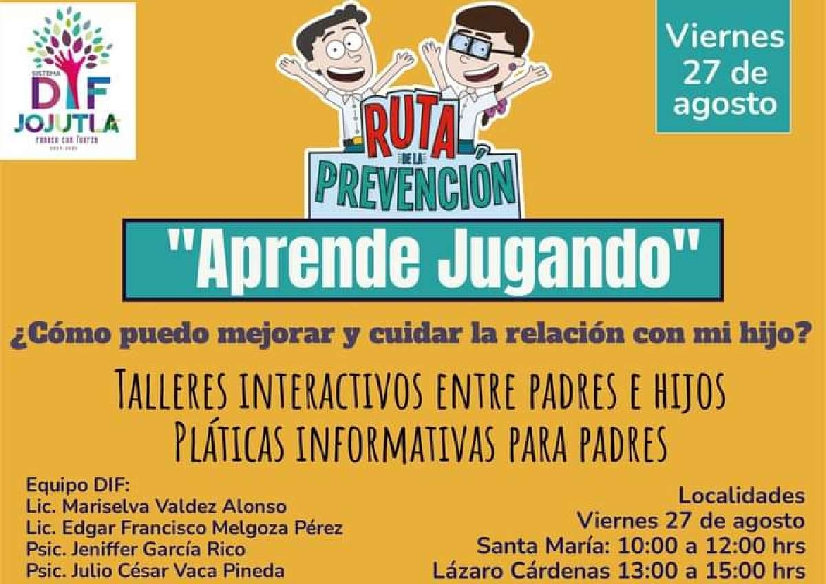 Inician jornadas para ayudar a padres a prevenir delitos en sus hijos