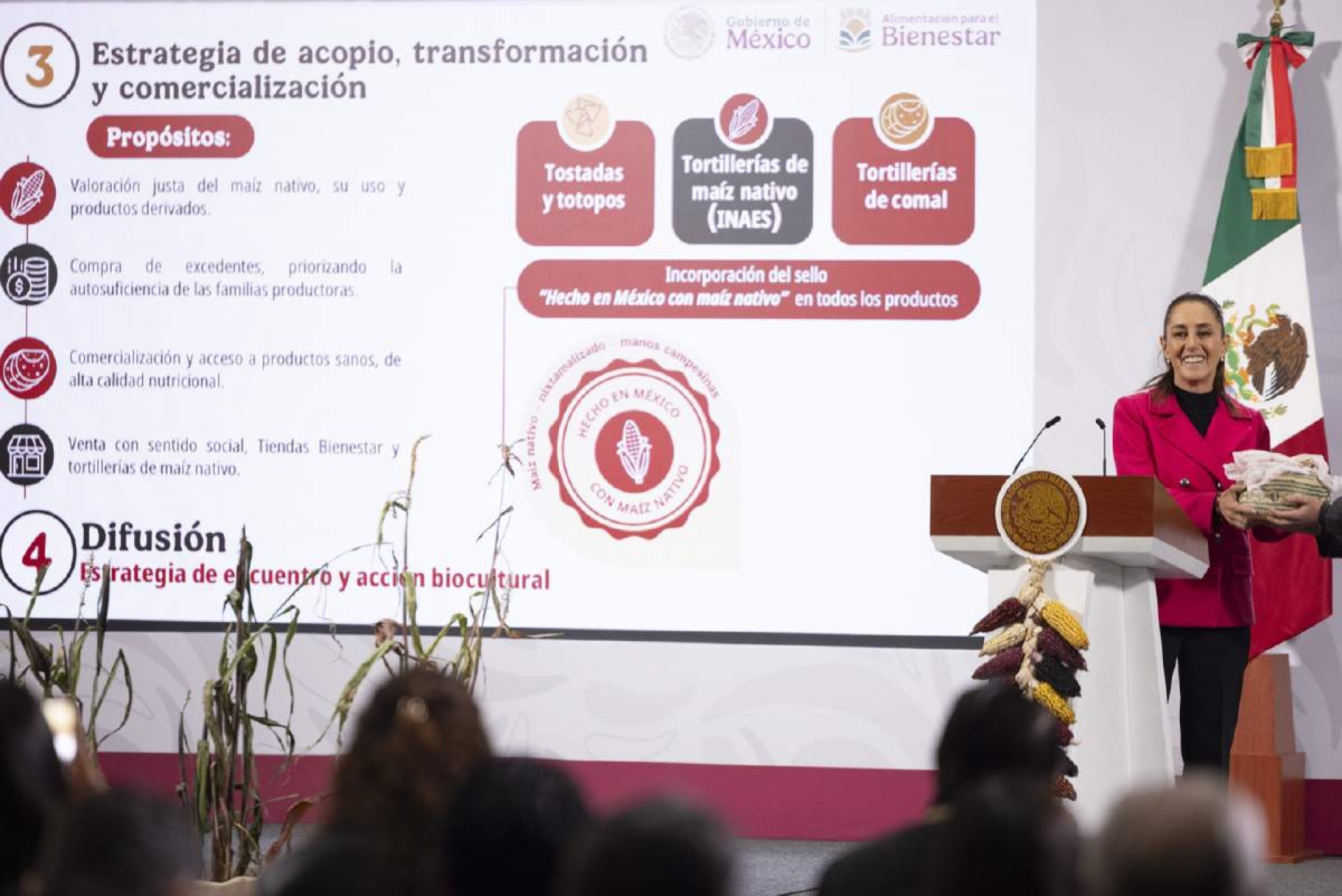 Presenta Gobierno de México el Plan Nacional de Maíz Nativo