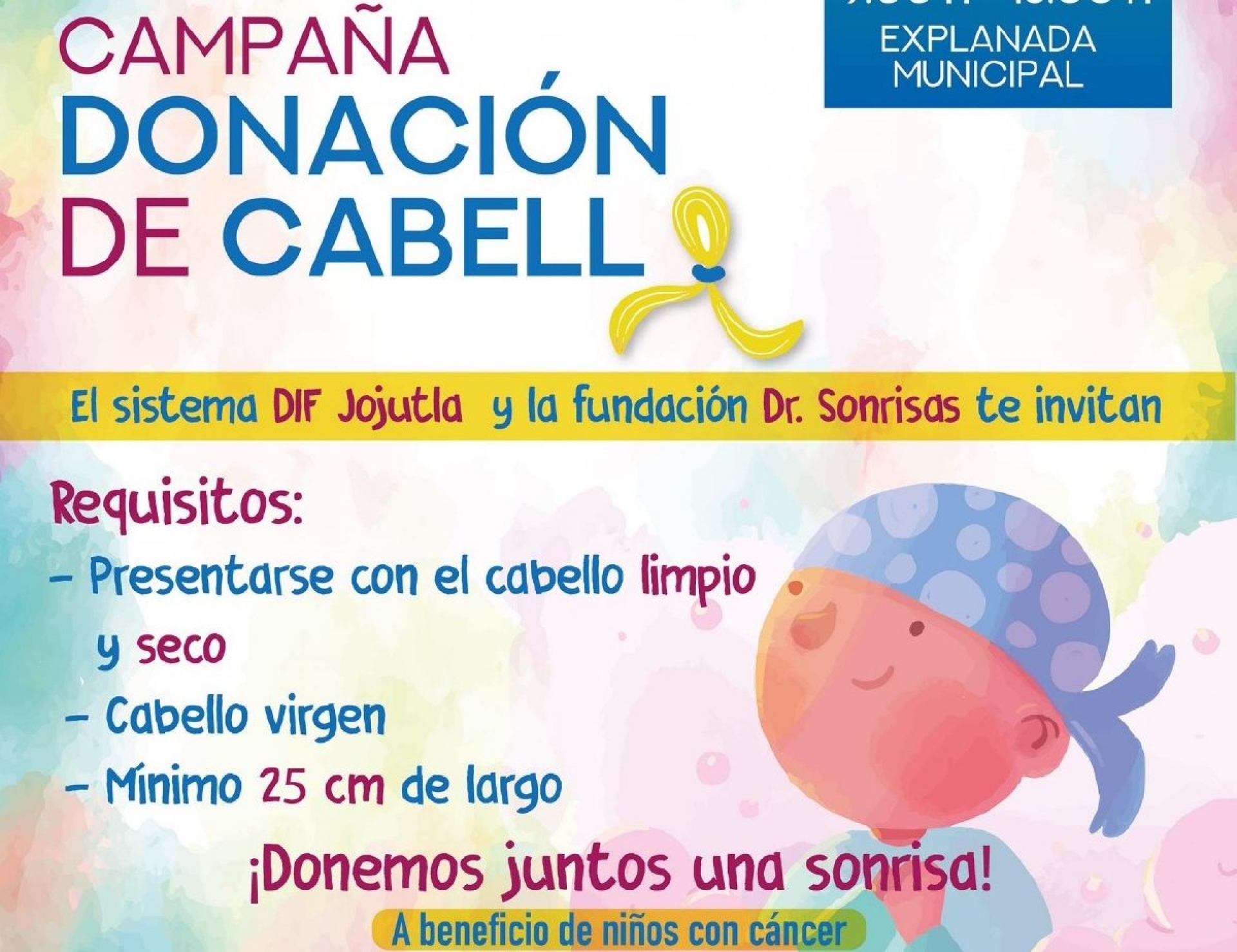 Anuncian campaña de donación de cabello para hacer pelucas