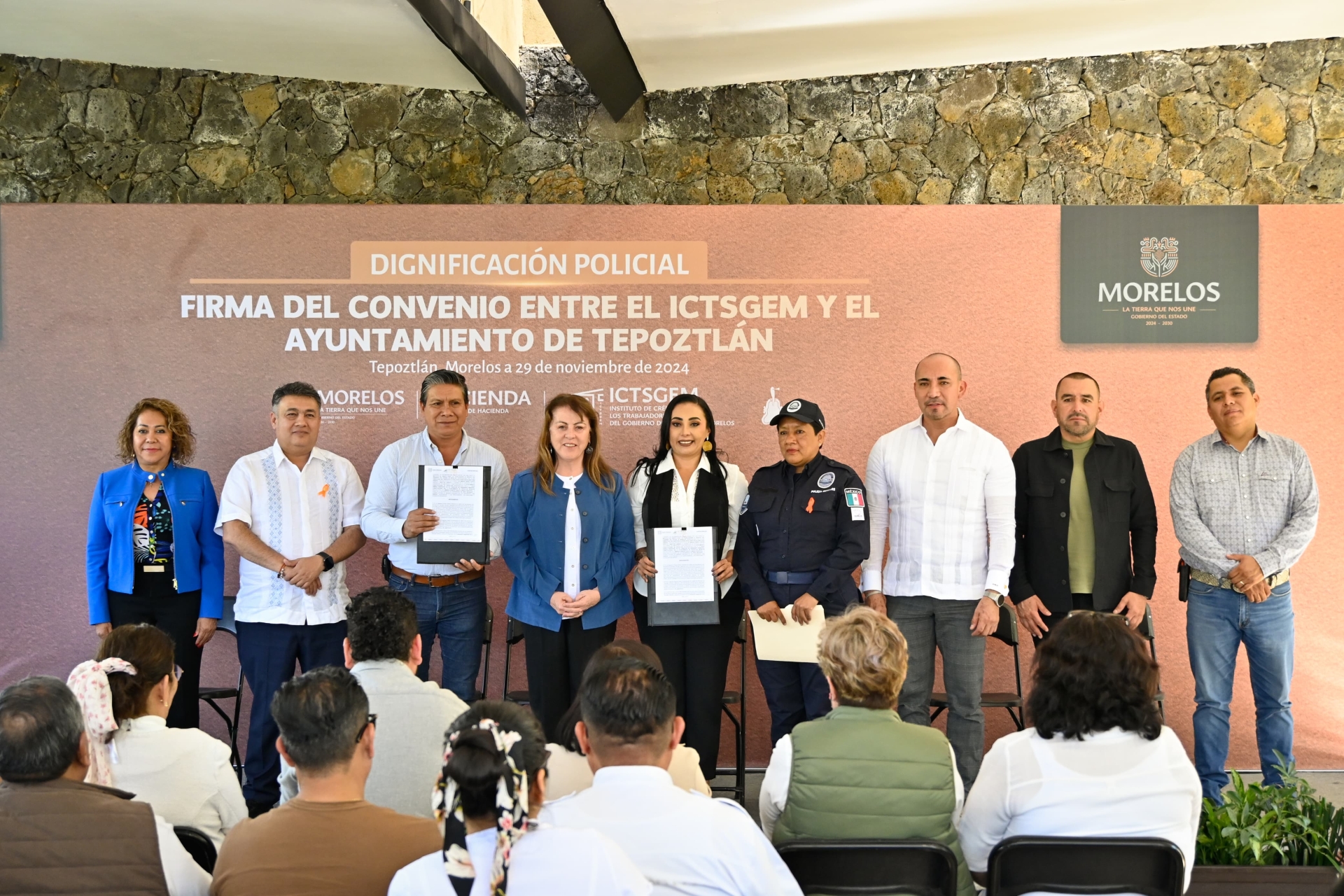 Reafirma Margarita González Saravia compromiso con derechos laborales de las y los policías