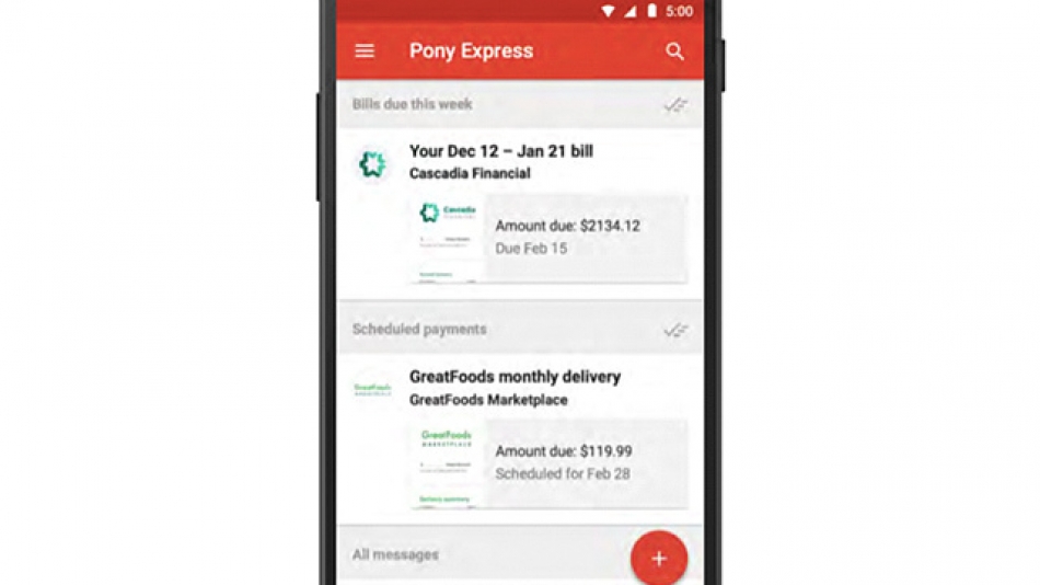 Google quiere que pagues tus facturas desde Gmail