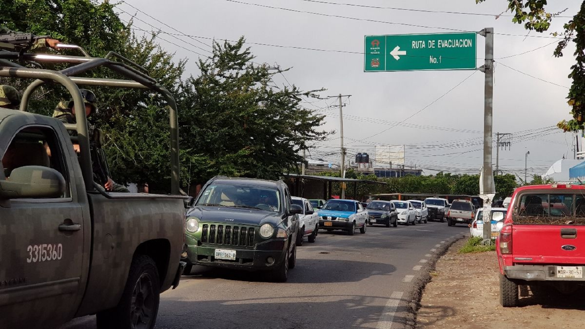 Supervisa PC estatal las rutas de evacuación del Popocatépetl