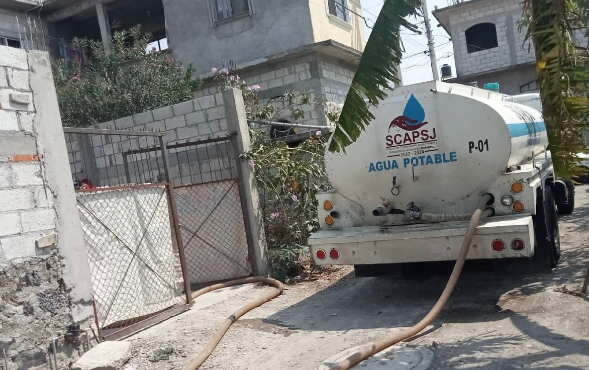 Gobierno de Jiutepec suministra 20,5 millones de litros de agua para hacer frente a sequía severa
