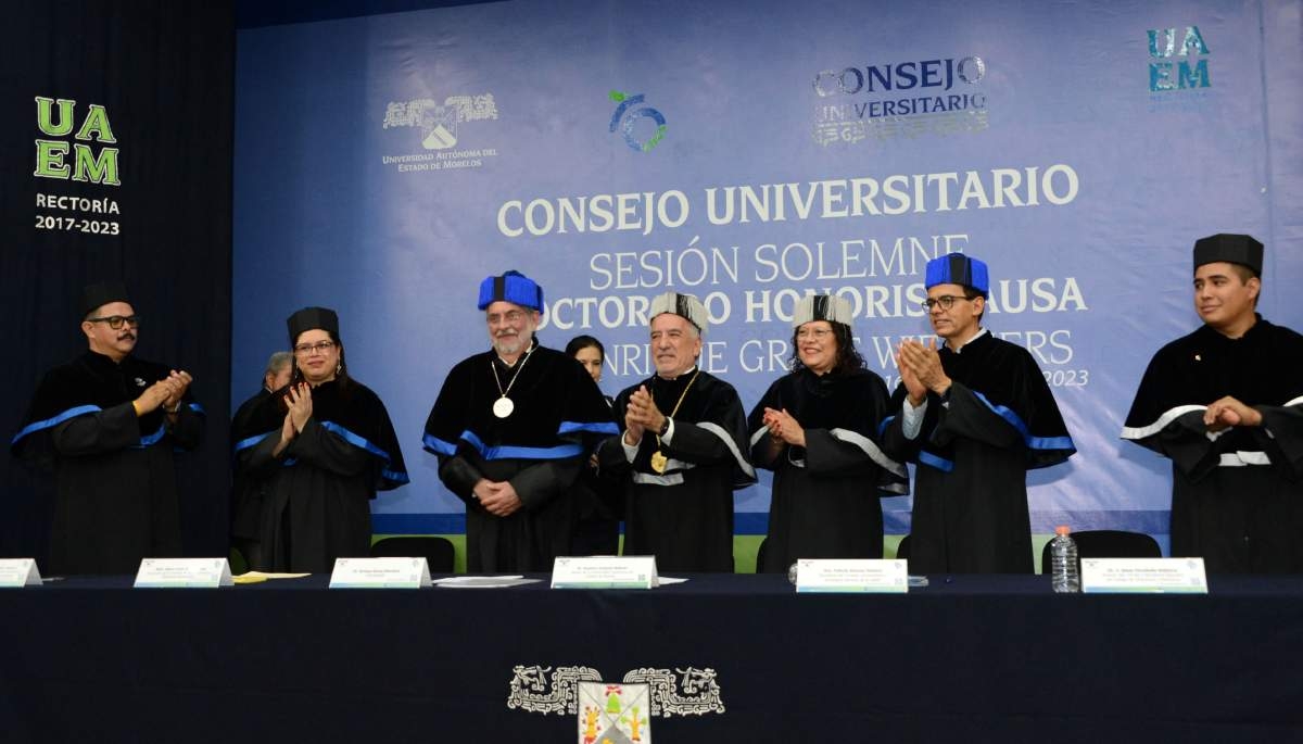 Recibe Enrique Graue doctorado honoris causa de la UAEM
