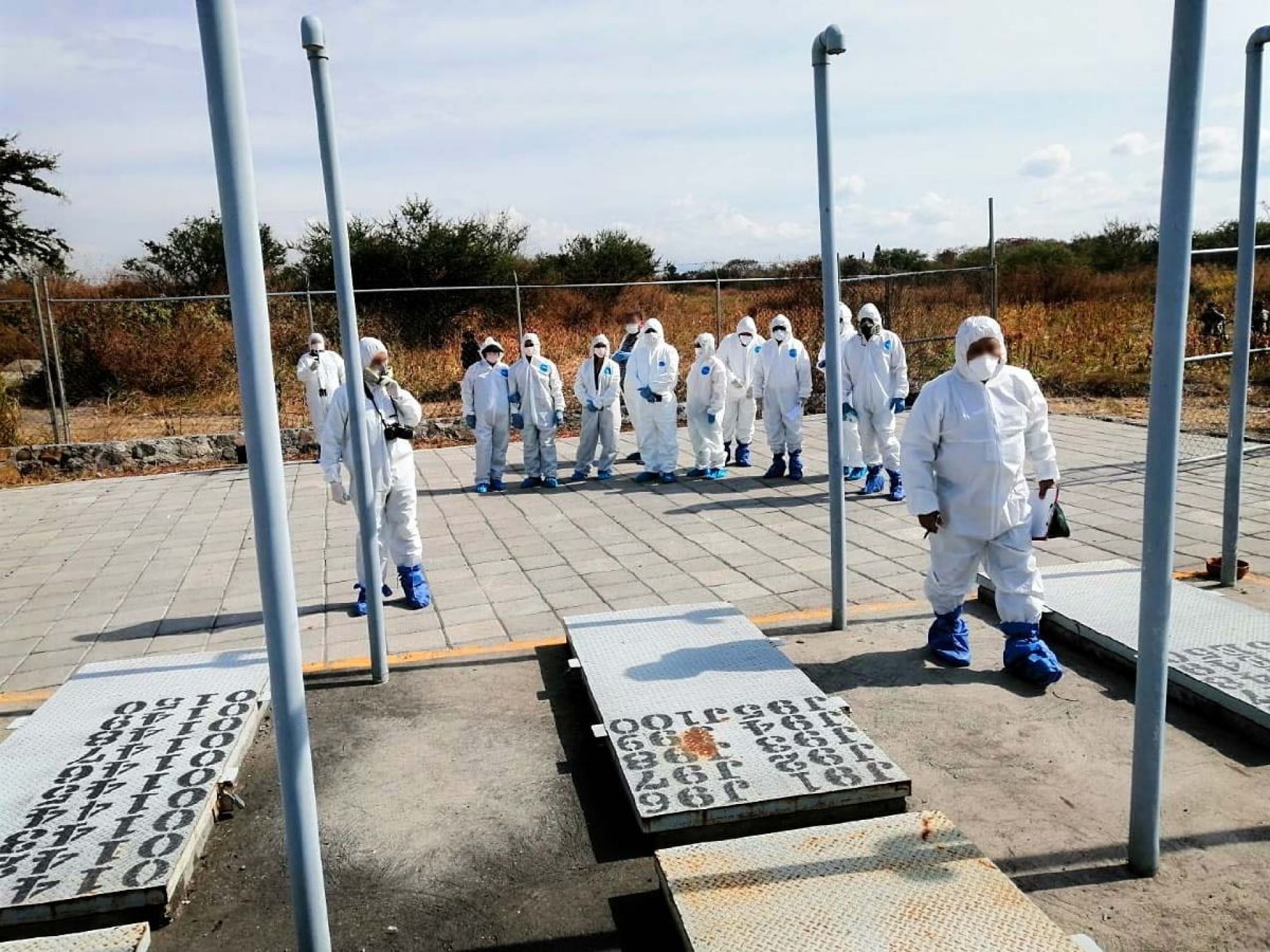 Estancados, los trabajos de inhumación en panteón ministerial de Cuautla