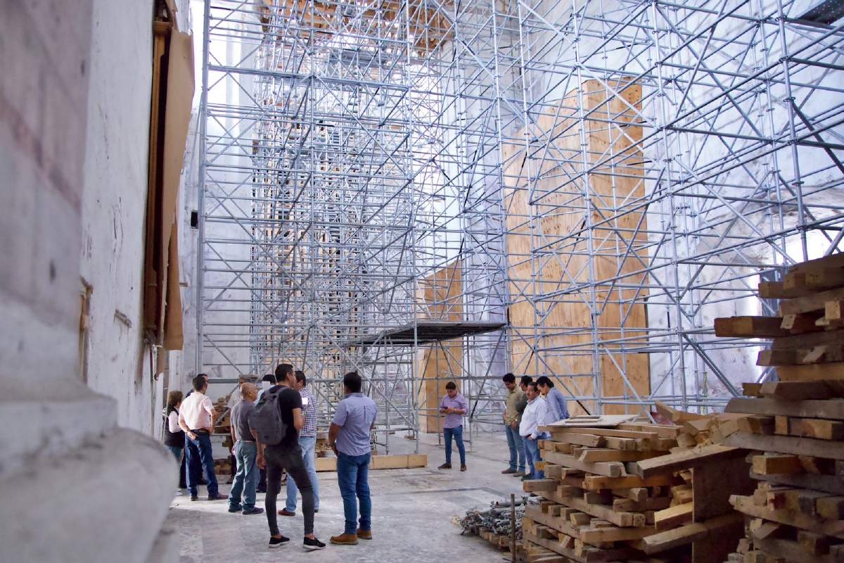 Reanudan restauración del exconvento de Santo Domingo de Guzmán