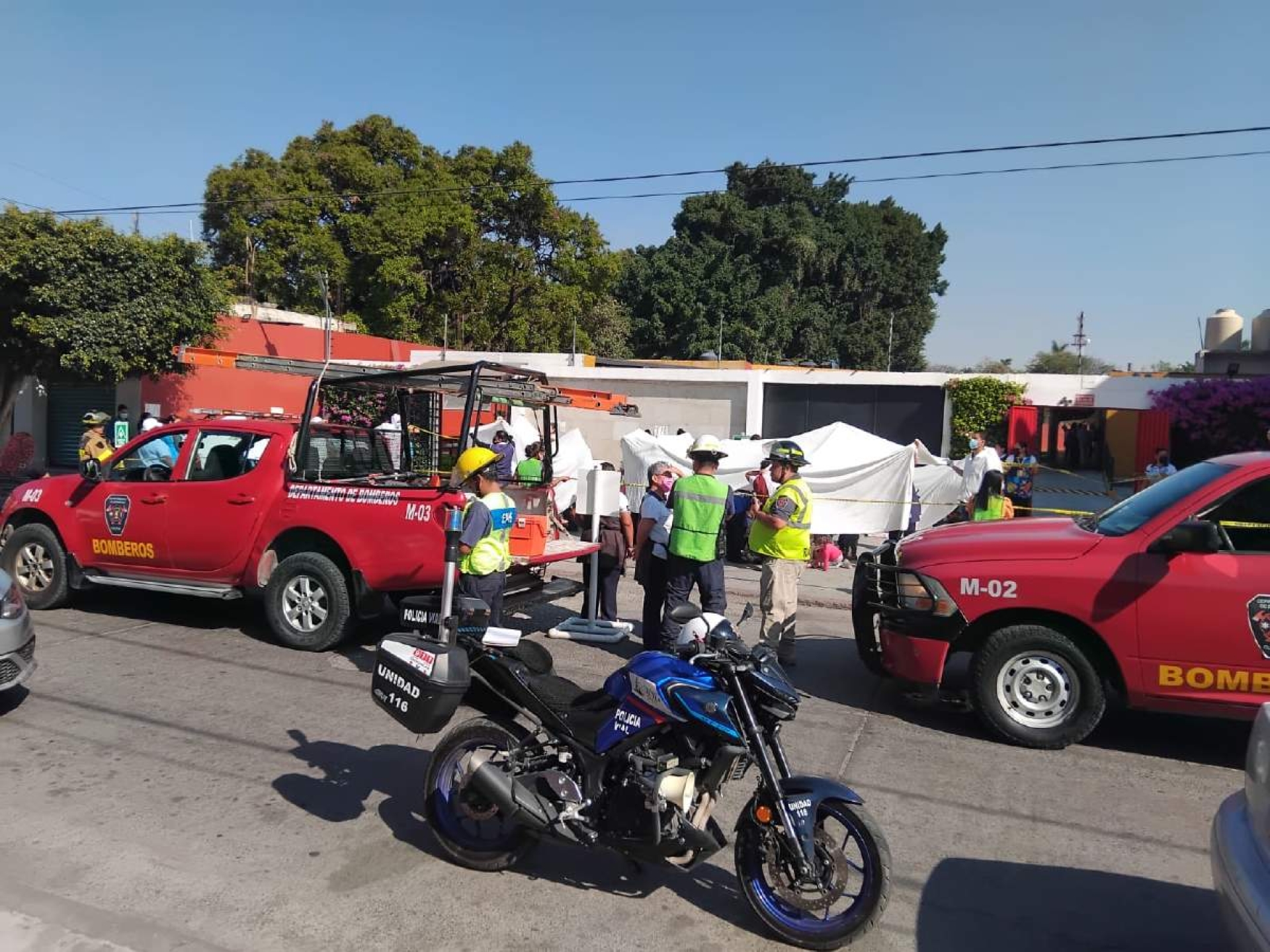 Realizan bomberos de Cuautla simulacro de evacuación en guardería