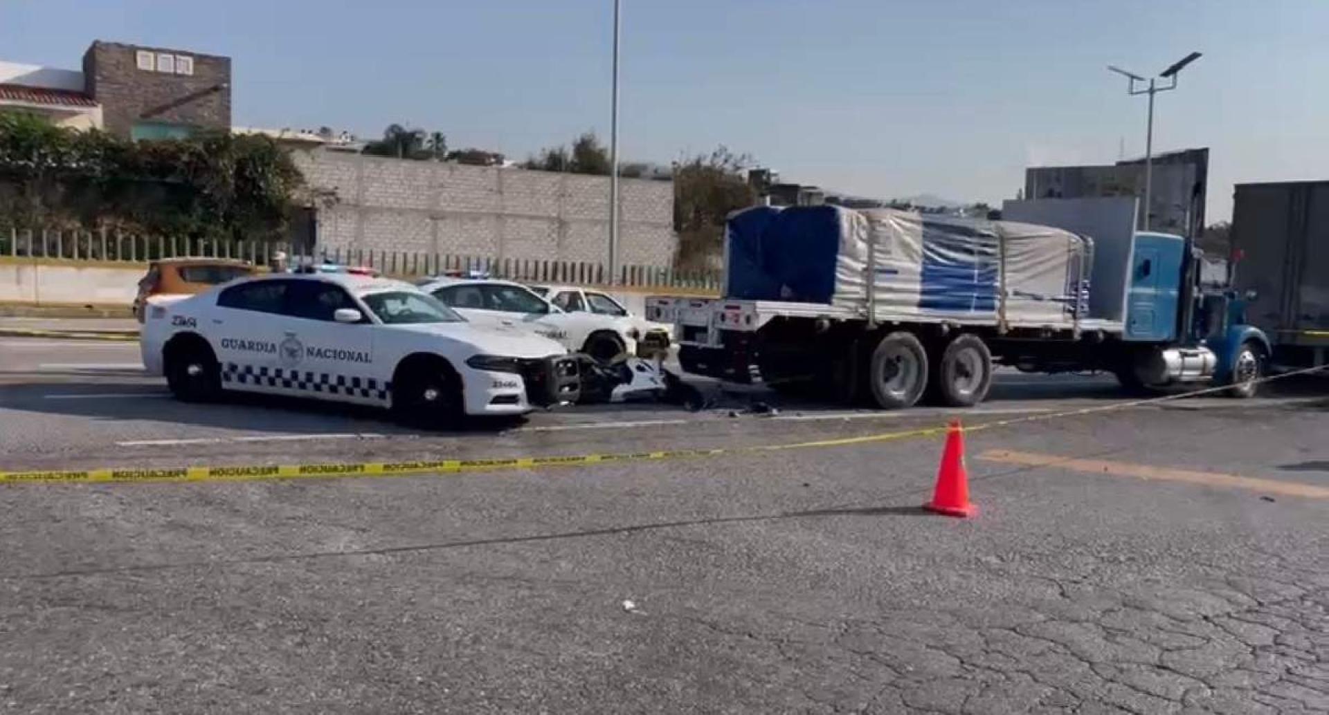 Fallece motociclista sobre el Paso Exprés