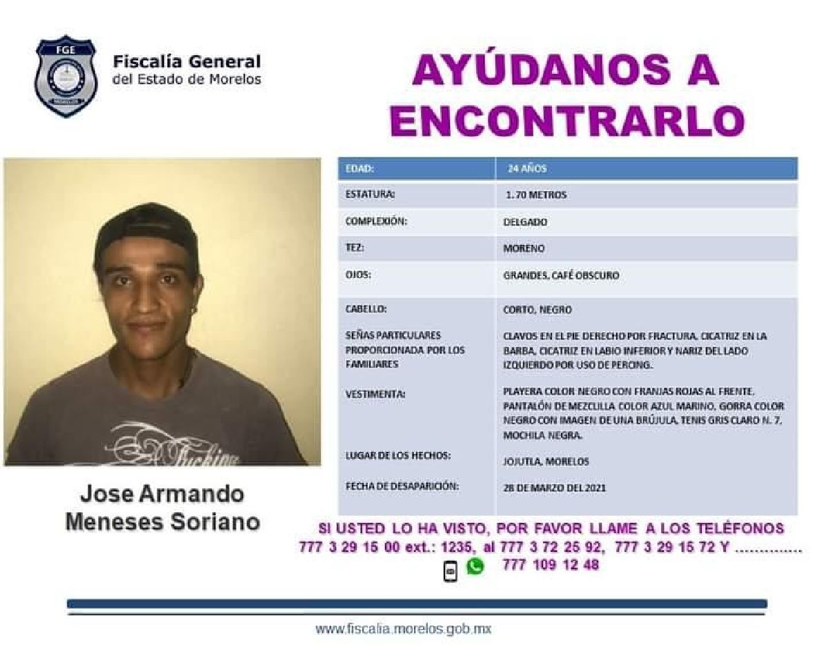 Hallan sin vida a joven que estaba desaparecido