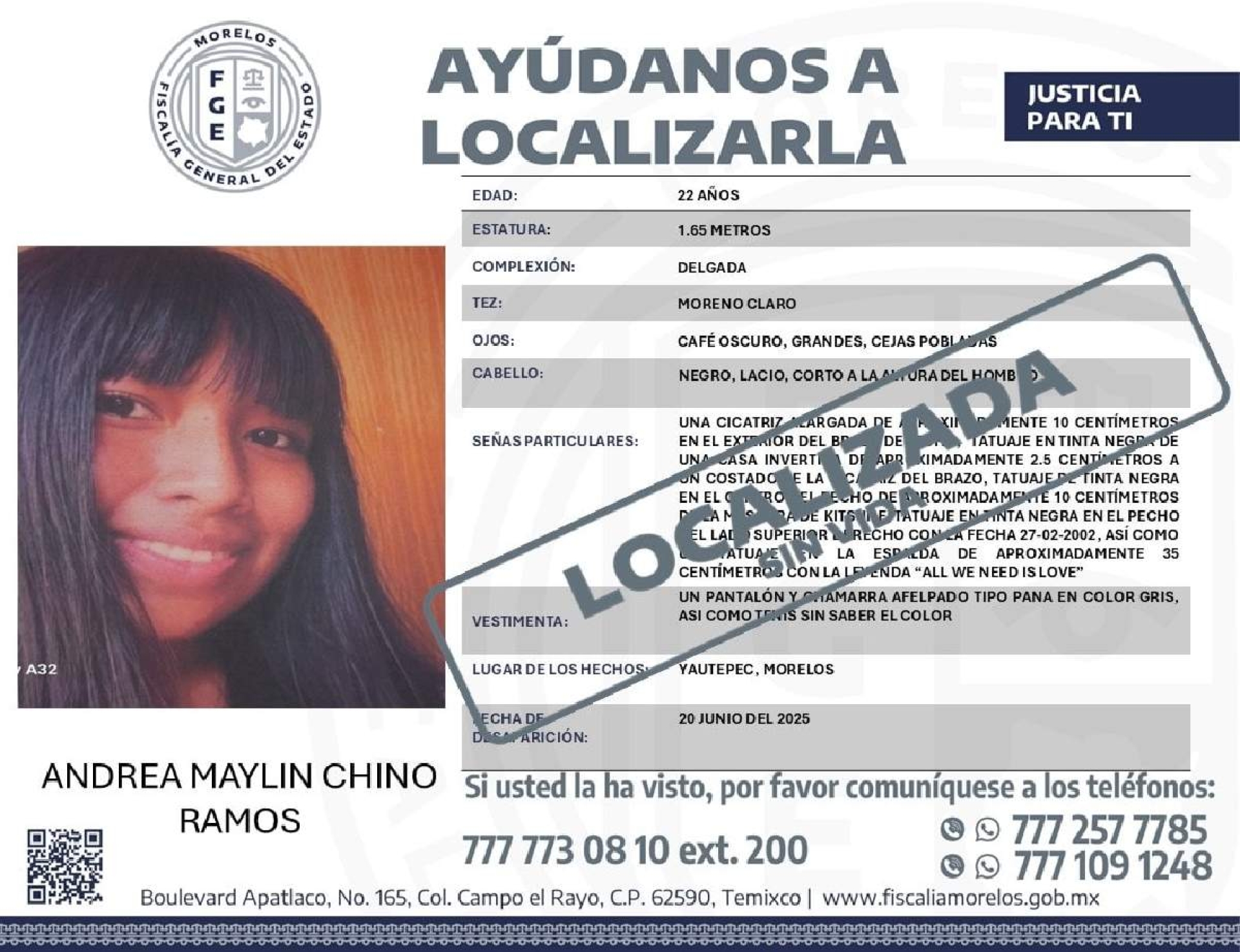 Entregan a familiares el cuerpo de Andrea Maylin