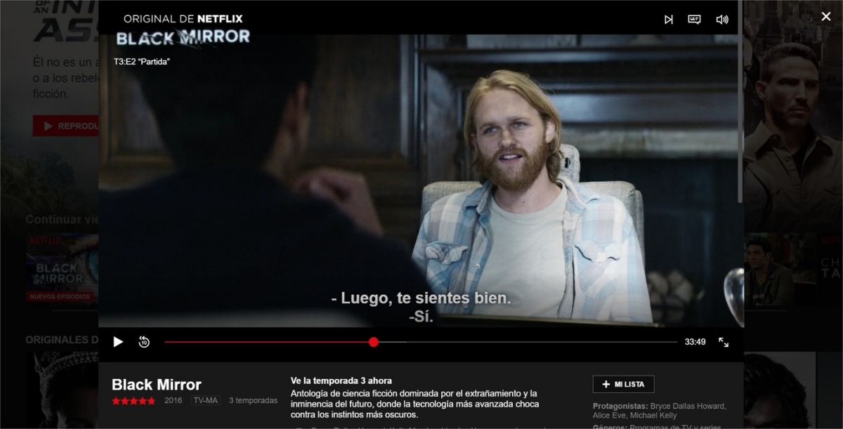 Netflix estrena nueva interfaz en su reproductor web y así es como luce