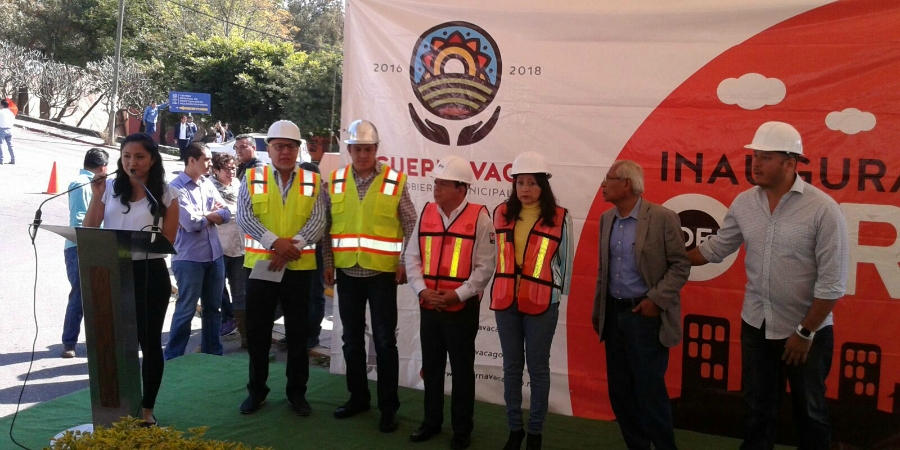 Inaugura Cuauhtémoc Blanco obras de reencarpetamiento en la avenida Universidad