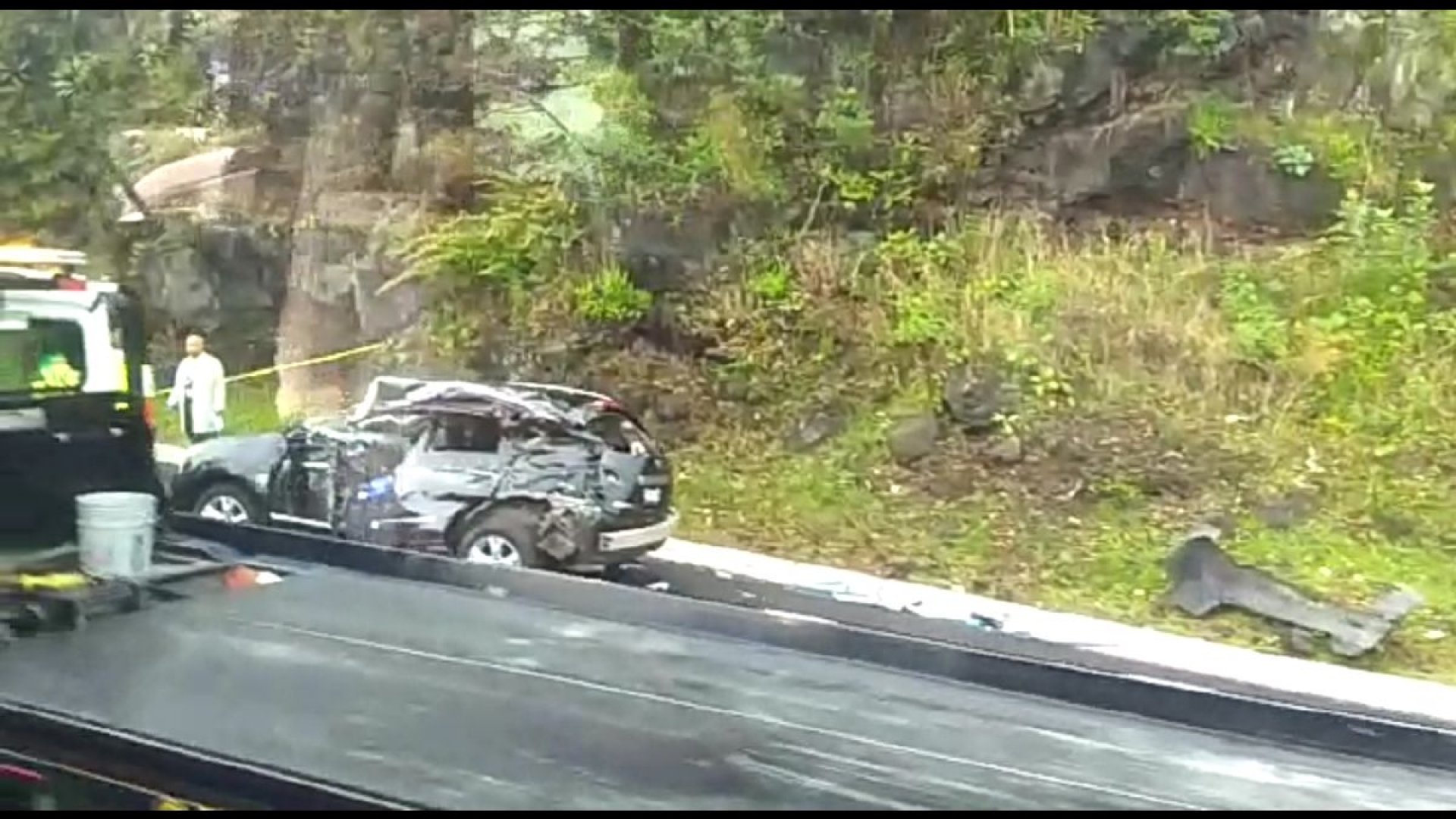 Choque en la México-Acapulco deja una muerta y cuatro heridos