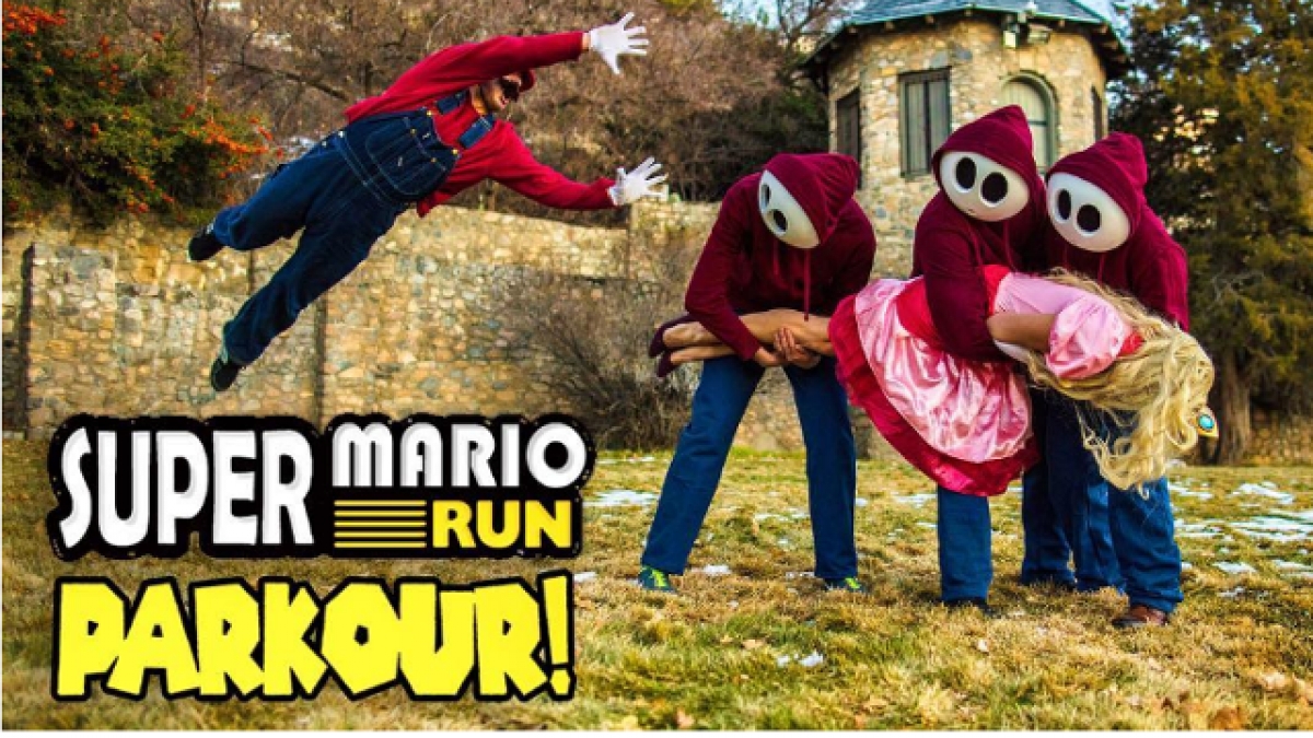 Mario Run en la vida real es más divertido de lo que crees