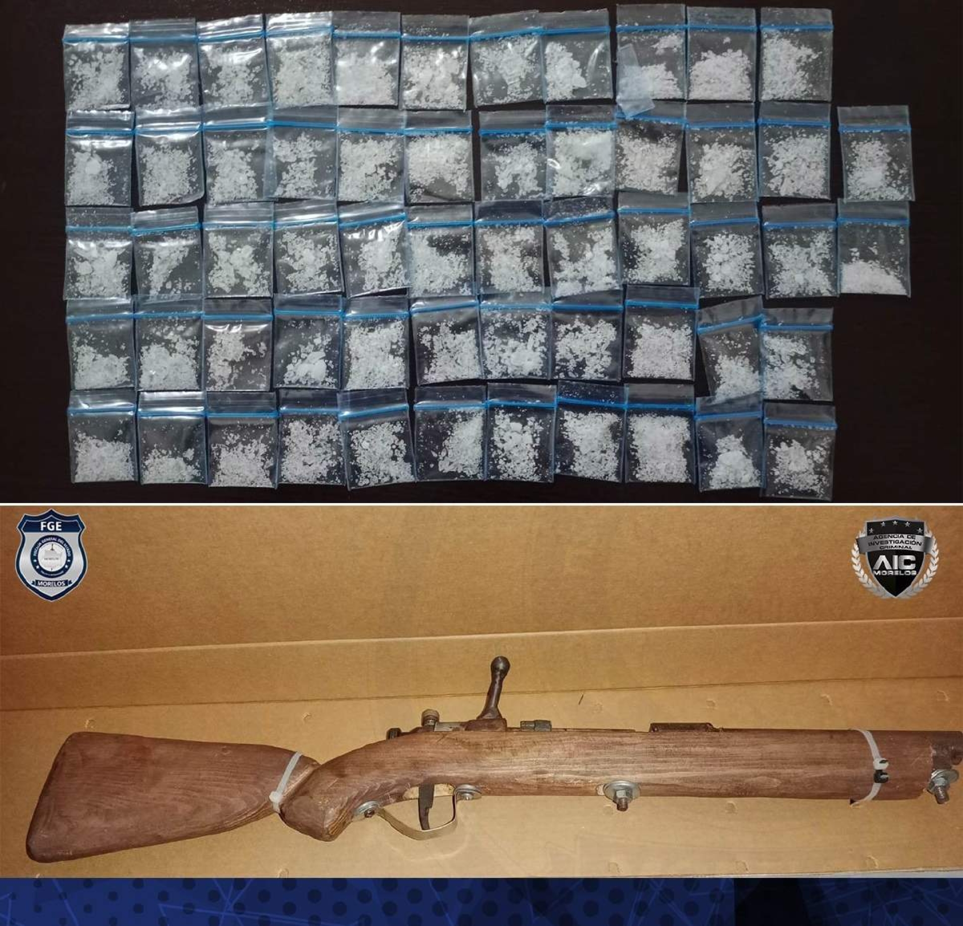 A proceso, joven detenido en poder de una escopeta y “cristal”