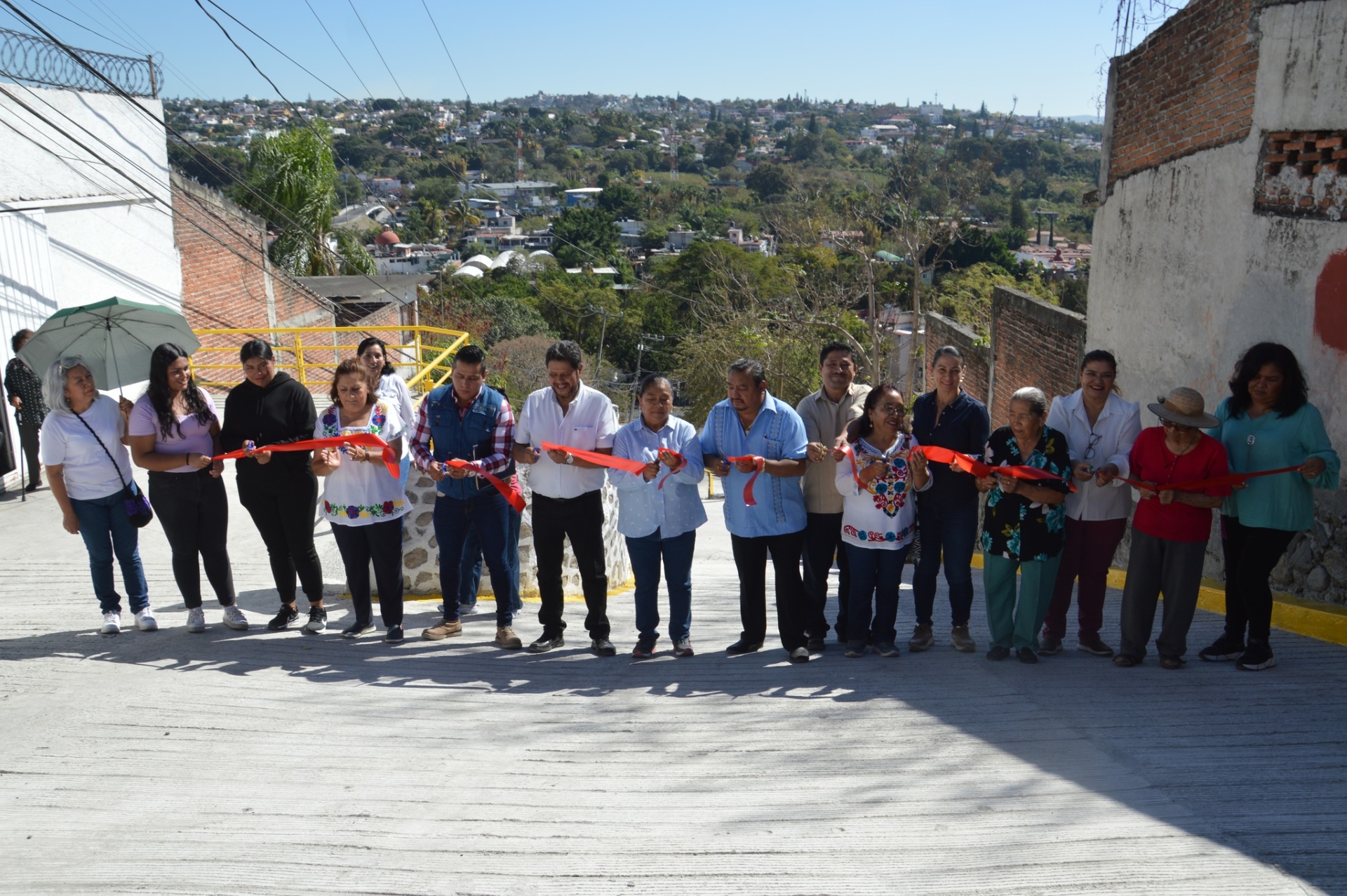 Entrega exitosa de obras públicas en Temixco