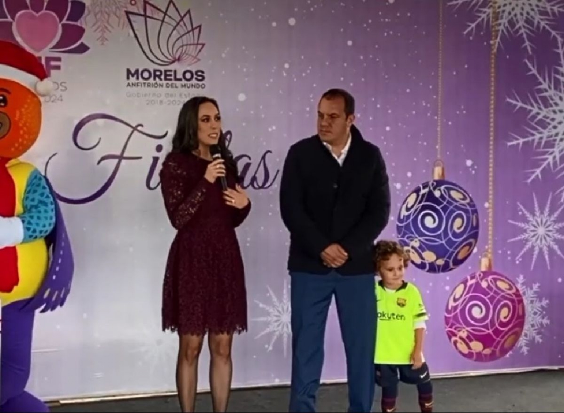 Agradece Natália Rezende trabajo realizado por la familia DIF Morelos