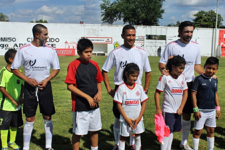 “Jerry” Galindo, feliz de haber vuelto a pisar una cancha de futbol
