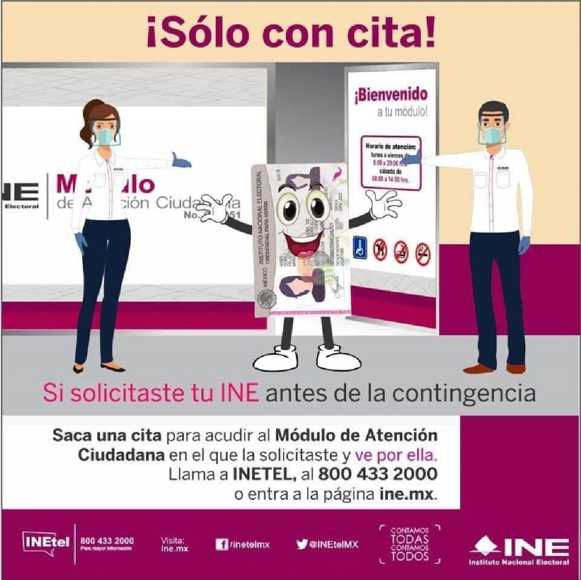 Anuncian reapertura del módulo del INE en Jojutla