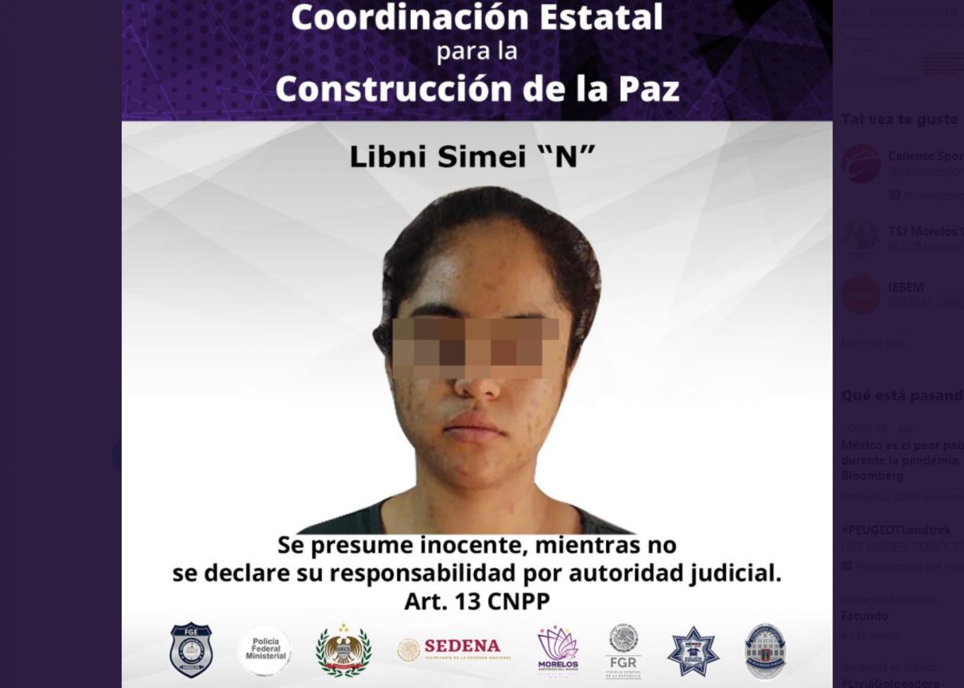 Atrapan a una joven en poder de “cristal”