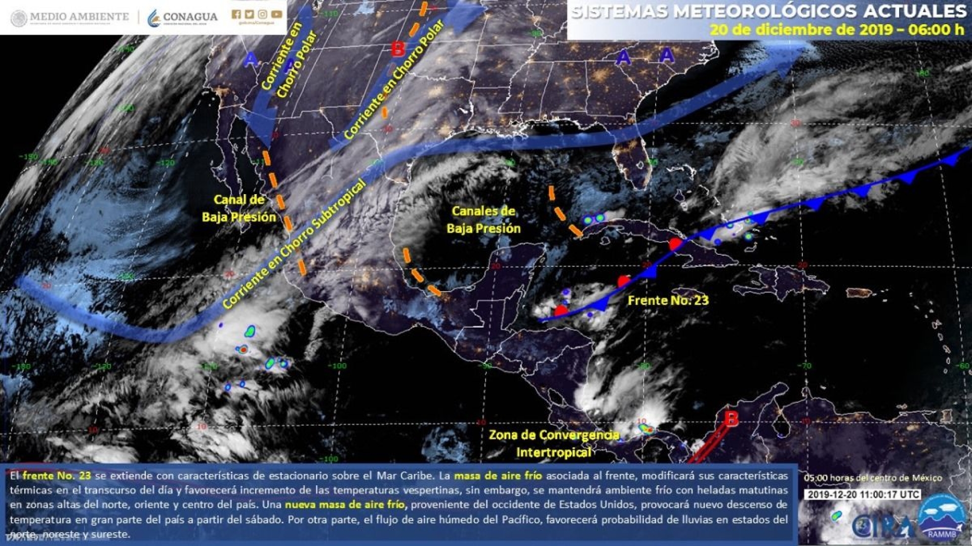 Persistirán bajas temperaturas durante las mañanas de este fin de semana