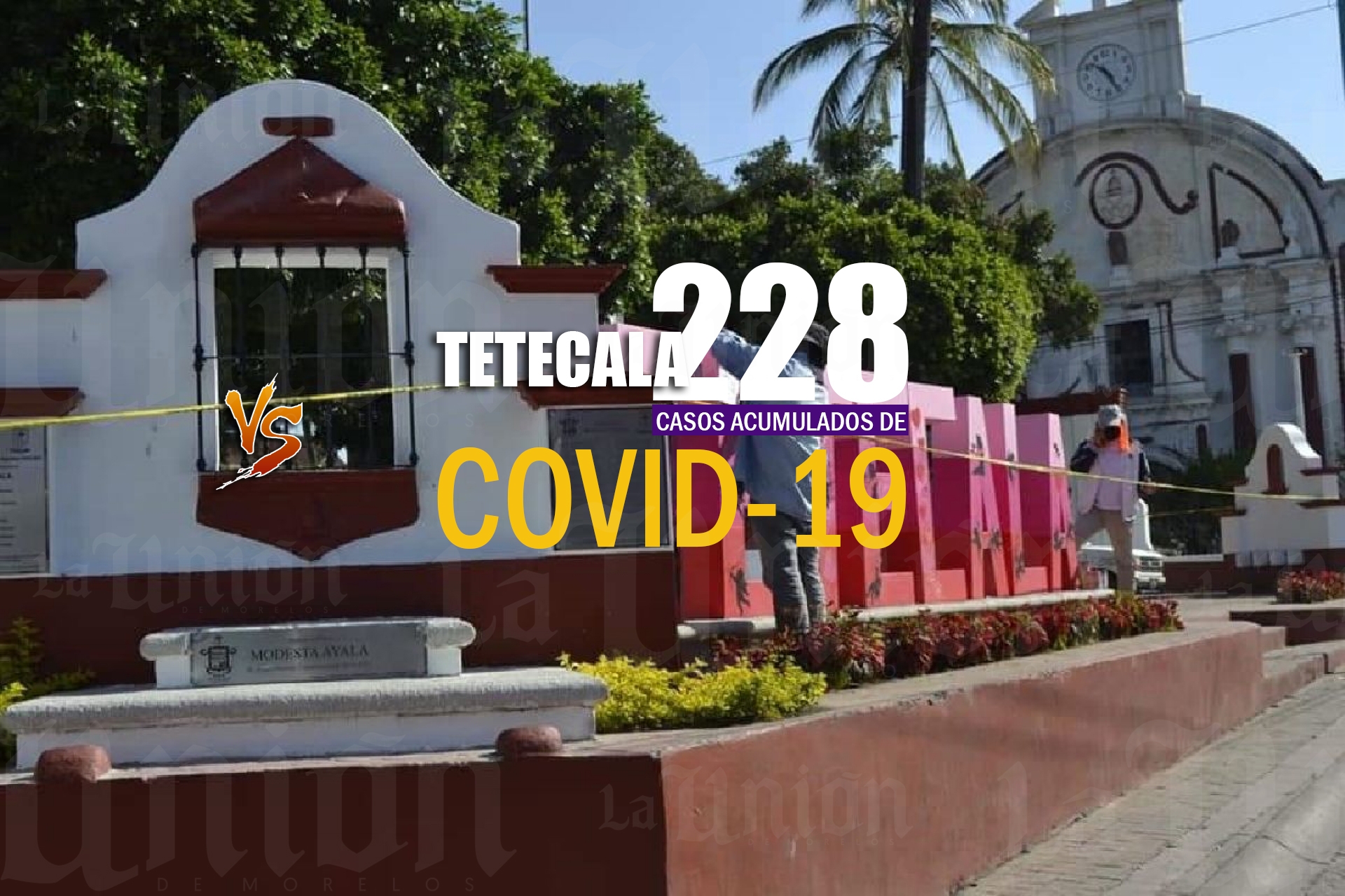 Tetecala a la cabeza de casos de COVID