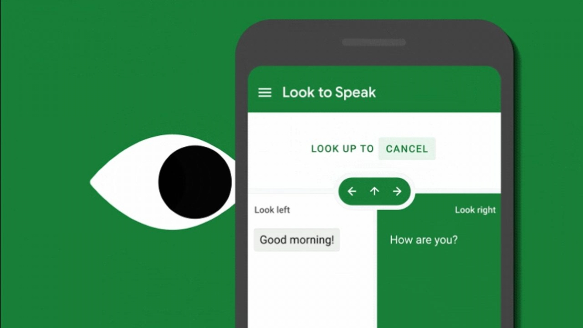 Google crea la app Look to Speak para poder comunicarse con la mirada