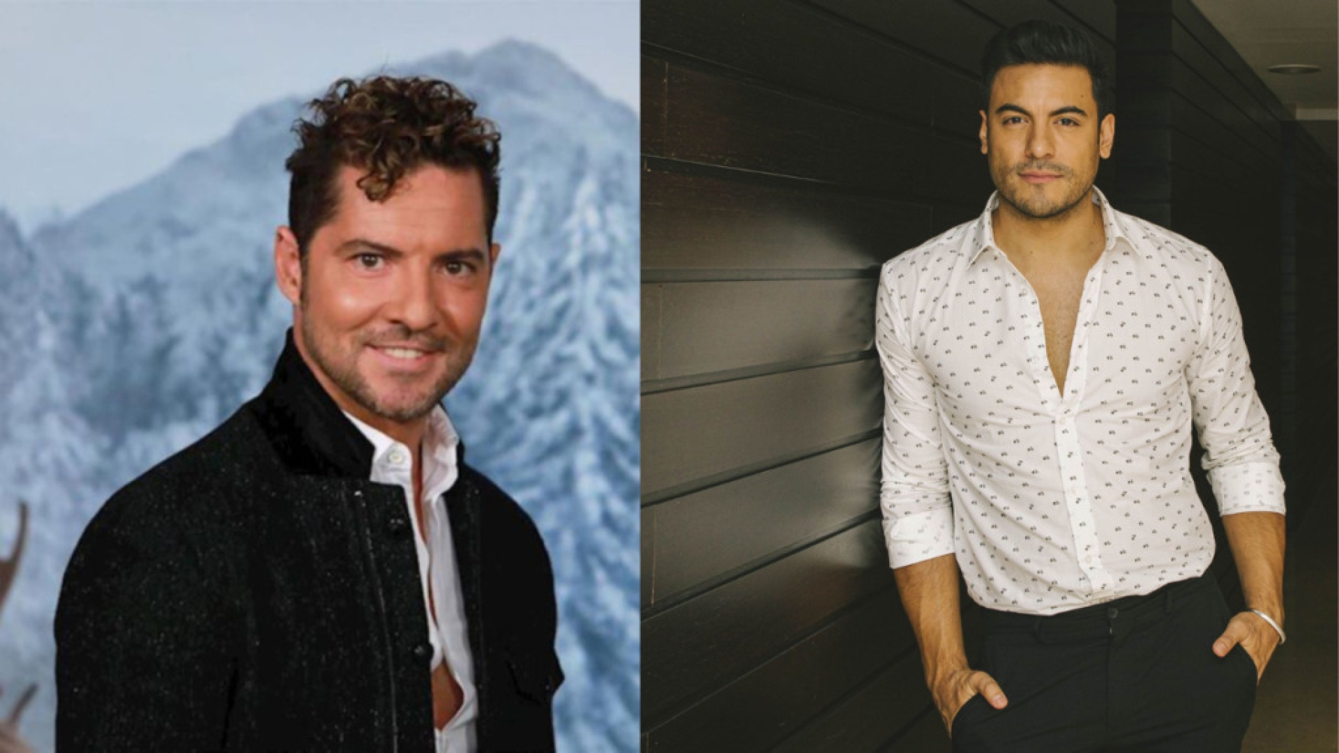 Carlos Rivera y David Bisbal anuncian colaboración en nueva canción 'Ahora'