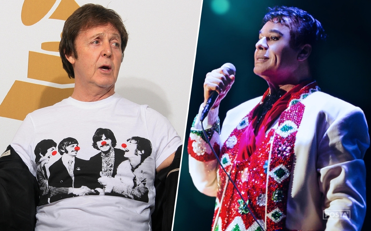 Juan Gabriel busca dueto con Paul McCartney