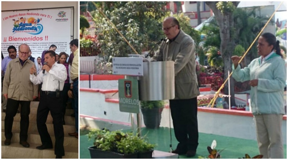 Inauguran la remodelación del balneario Agua Hedionda