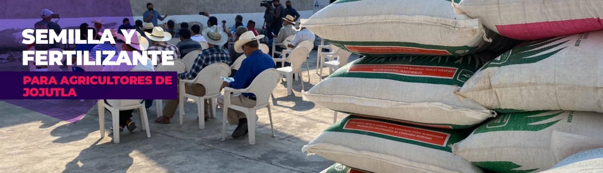 Entregan semilla y fertilizante a productores agrícolas de Jojutla